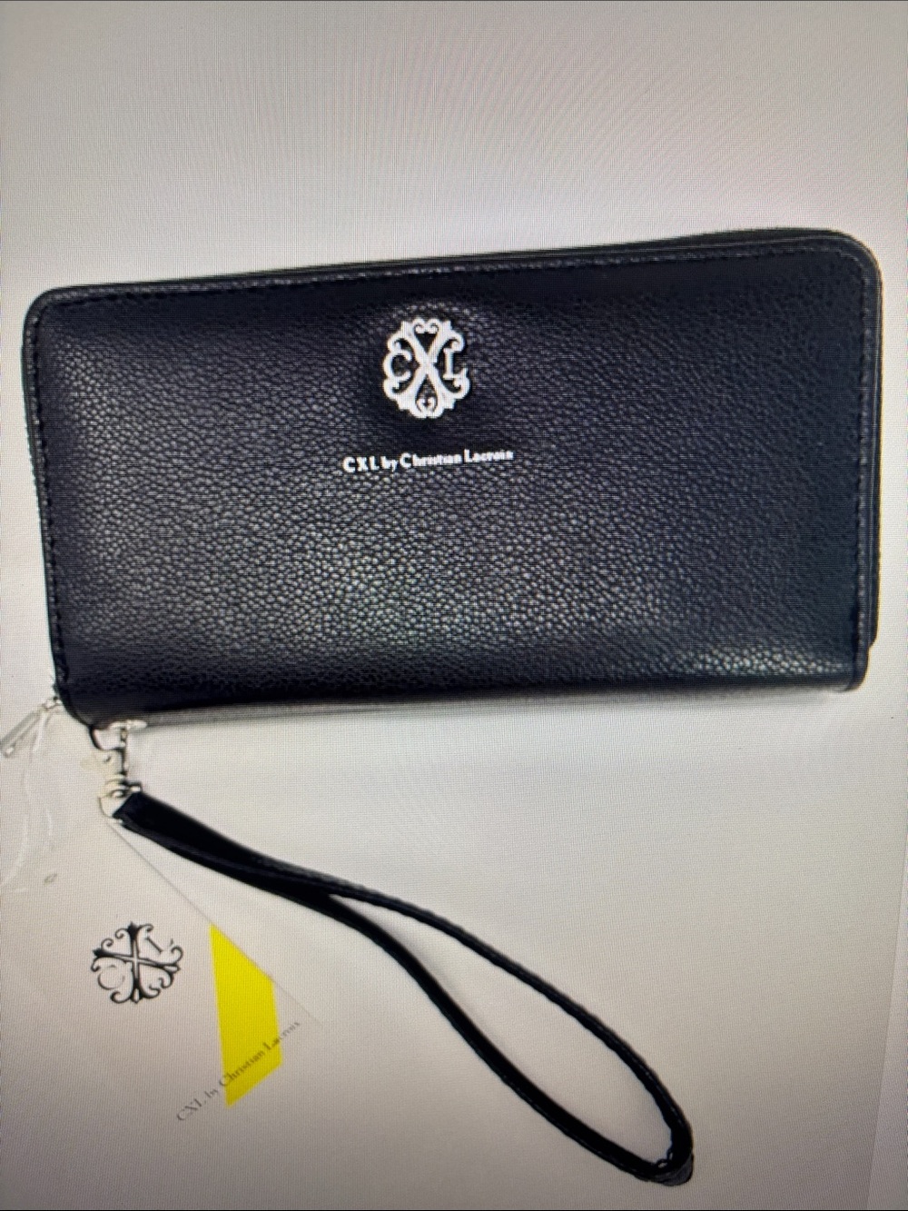 NWT Christian Lacroix Brandy Pebble Vegan Double Wallet